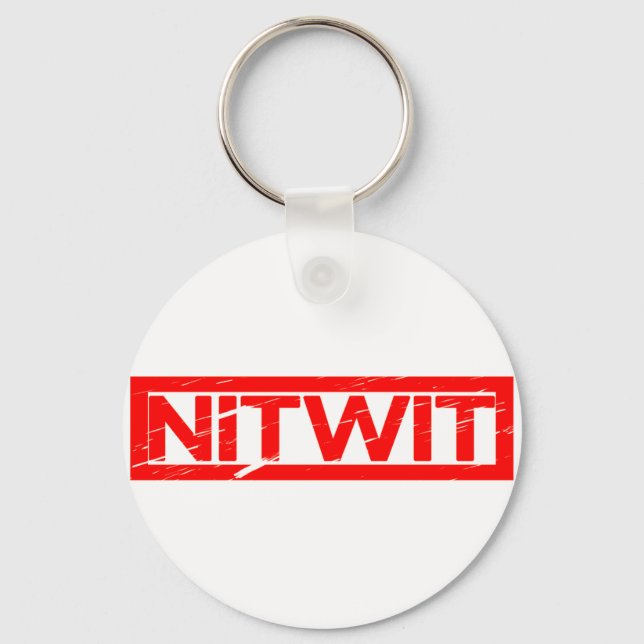 Nitwit Stamp Key Ring (Front)