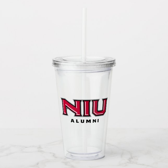 NIU Alumni Acrylic Tumbler (Front)