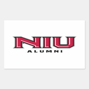 NIU Alumni Rectangular Sticker