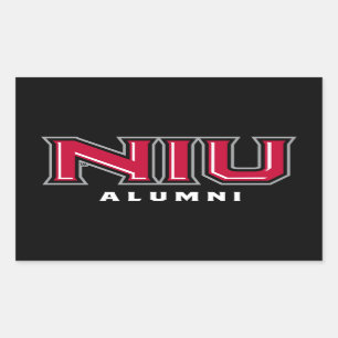 NIU Alumni Rectangular Sticker