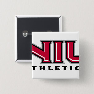 NIU Athletics 15 Cm Square Badge