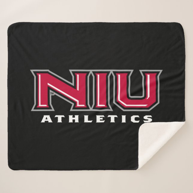 NIU Athletics Sherpa Blanket (Front (Horizontal))