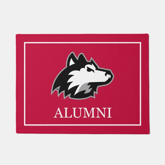 NIU Huskies Alumni Doormat (Front)