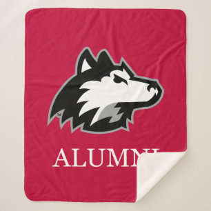 NIU Huskies Alumni Sherpa Blanket