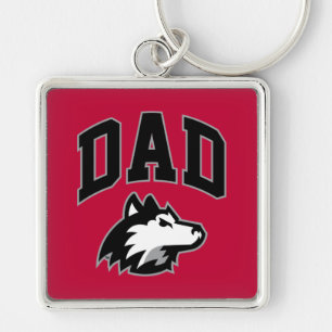 NIU Huskies Dad Key Ring