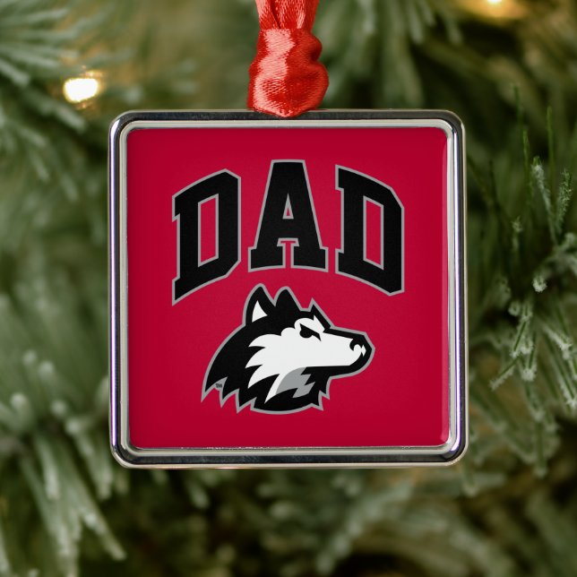 NIU Huskies Dad Metal Tree Decoration (Tree)