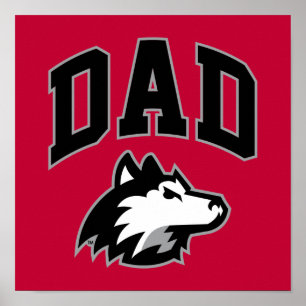 NIU Huskies Dad Poster