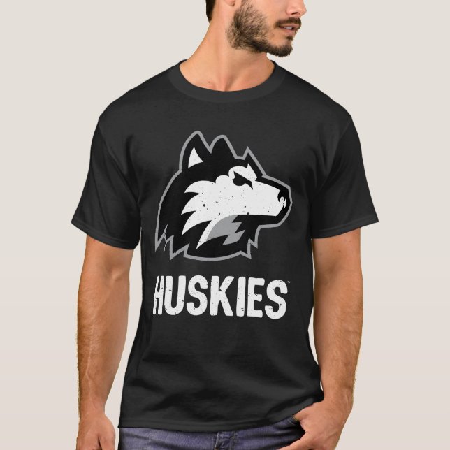 NIU Huskies Distressed T-Shirt (Front)