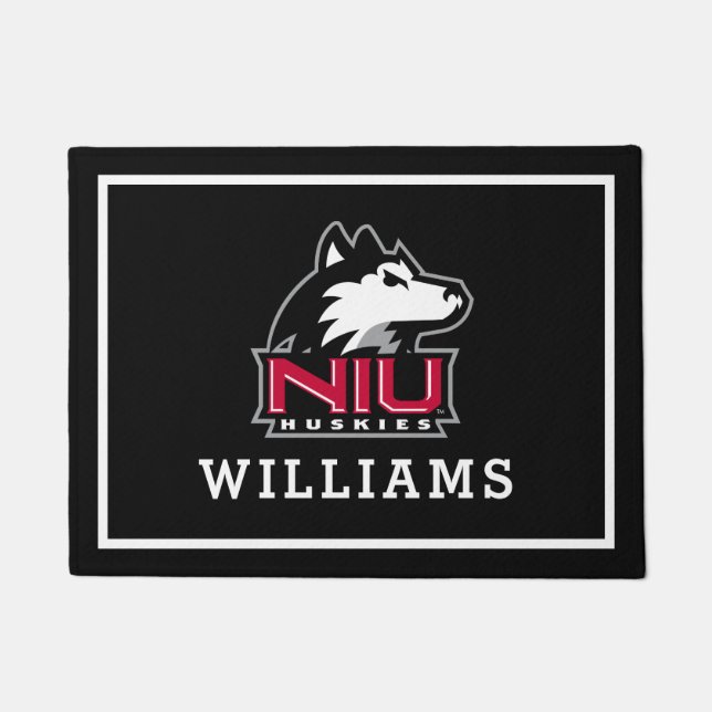NIU Huskies Doormat (Front)