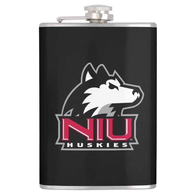 NIU Huskies Hip Flask (Front)