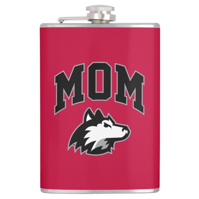 NIU Huskies Mum Hip Flask (Front)
