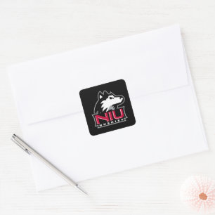 NIU Huskies Square Sticker
