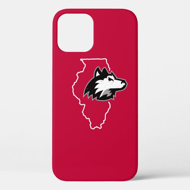 NIU Huskies State Love Case-Mate iPhone Case (Back)
