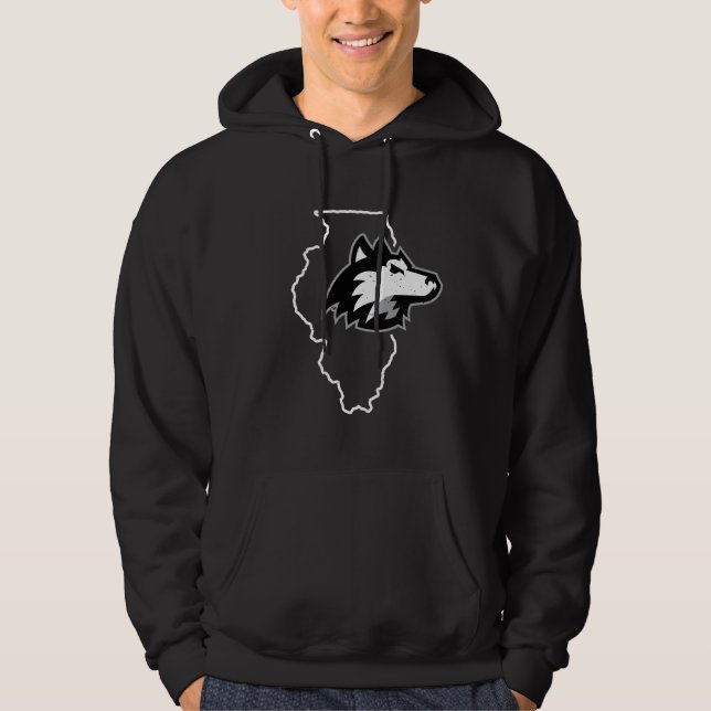 NIU Huskies State Love Hoodie (Front)