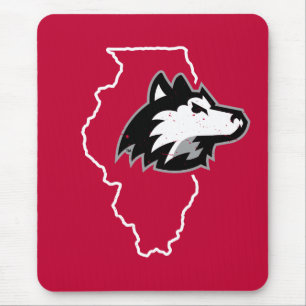 NIU Huskies State Love Mouse Mat