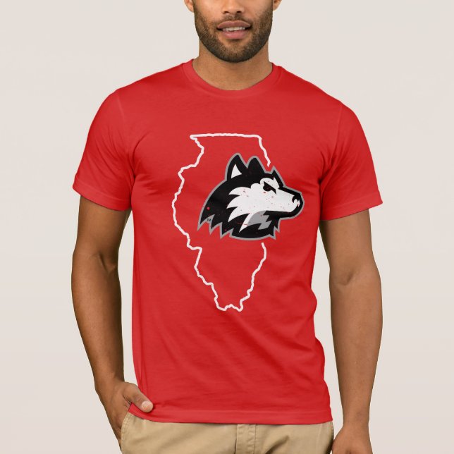 NIU Huskies State Love T-Shirt (Front)