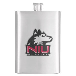NIU Huskies Wordmark Hip Flask