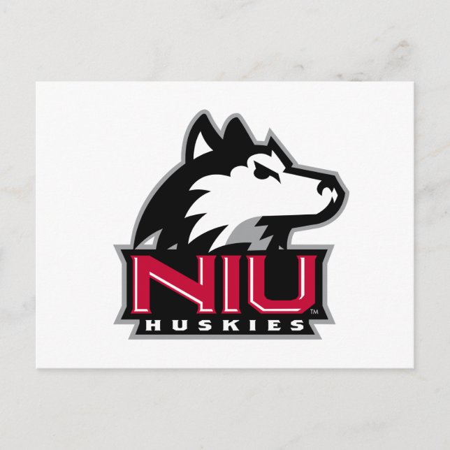 NIU Huskies Wordmark Postcard (Front)