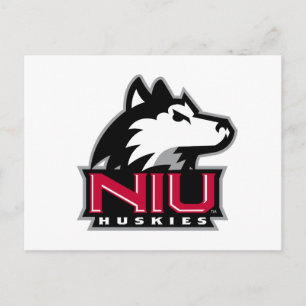 NIU Huskies Wordmark Postcard