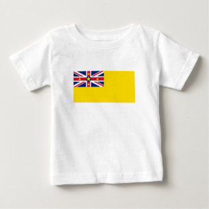 Niue Flag Baby T-Shirt