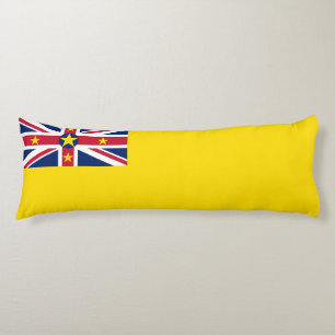 Niue Flag Body Cushion