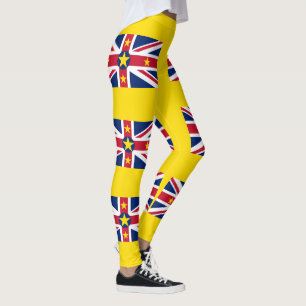 Niue Flag Leggings