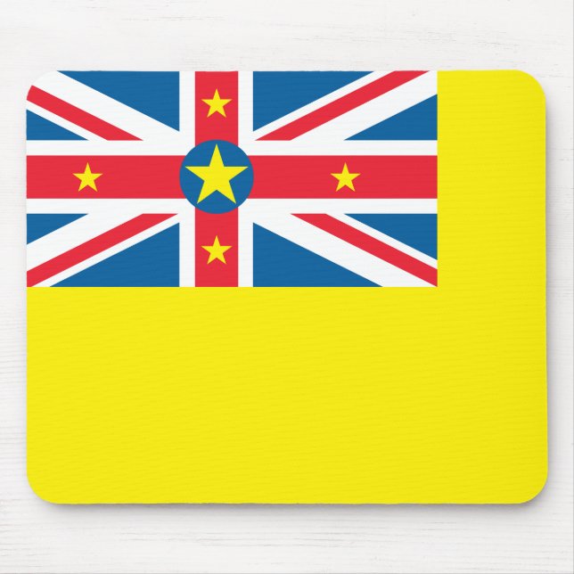 Niue Flag Mouse Mat (Front)