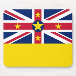 Niue Flag Mouse Mat