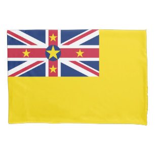 Niue Flag Pillowcase