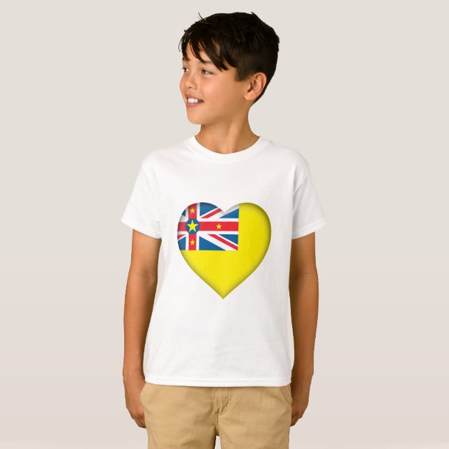 Niue Flag T-Shirt (Front Full)