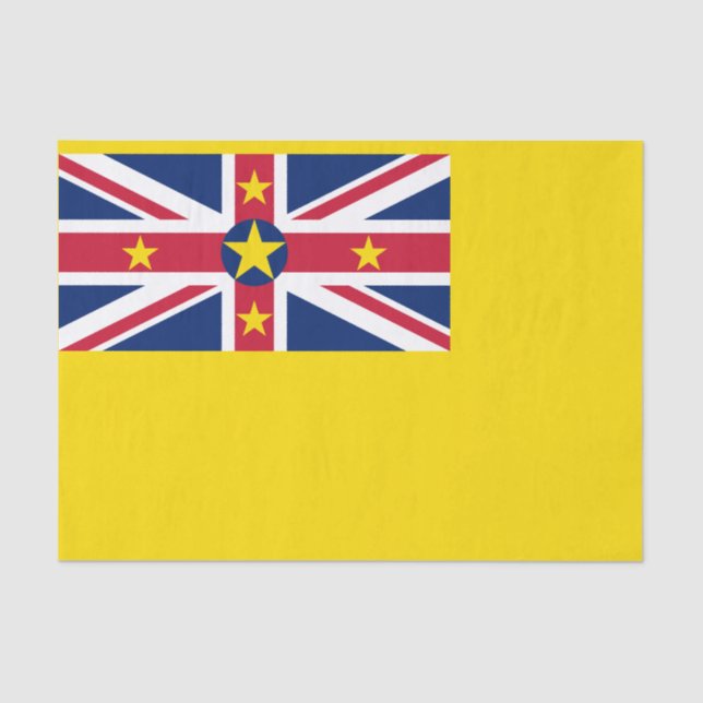 Niue Flag Tissue Paper (Front)