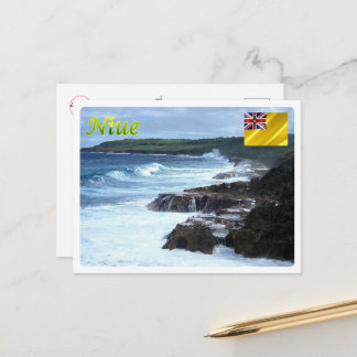 Niue - Niue Coastline - Postcard