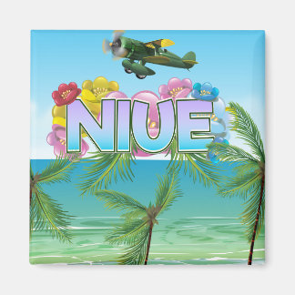 Niue South Pacific travel poster Magnet