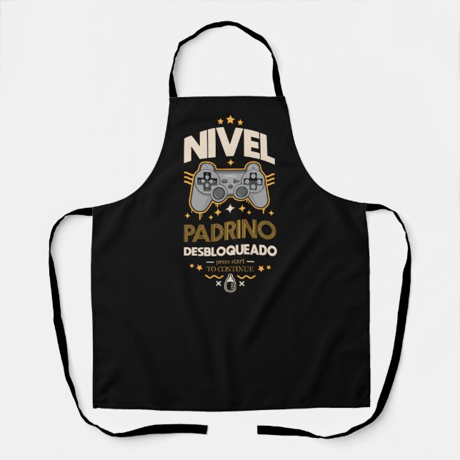 Nivel padrino desbloqueado apron (Front)