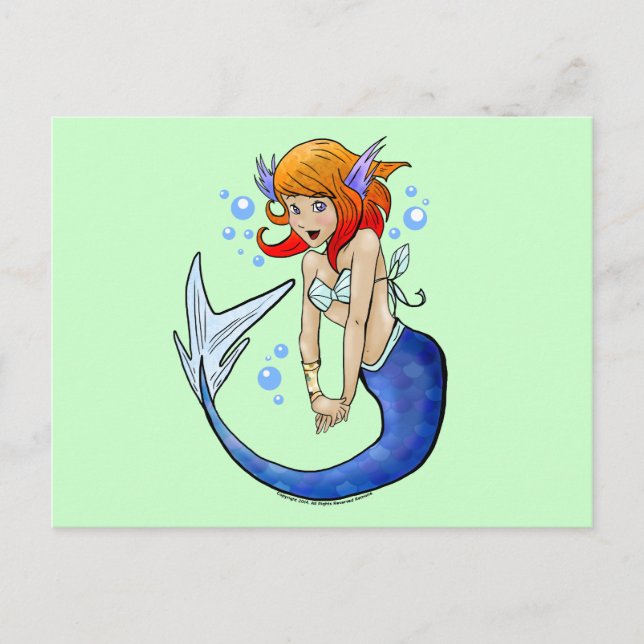 Nixie The Mermaid Postcards (Front)