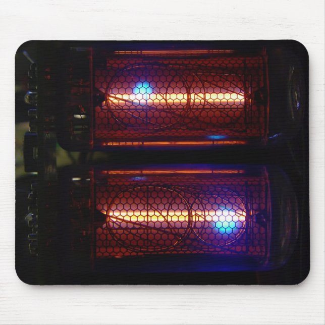 Nixie Tubes Mouse Mat (Front)
