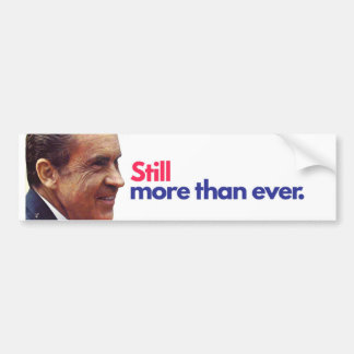 Nixon bumper sticker