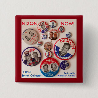 Nixon Button Collector Button