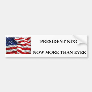 Nixon For President - Customised Bumper Sticker