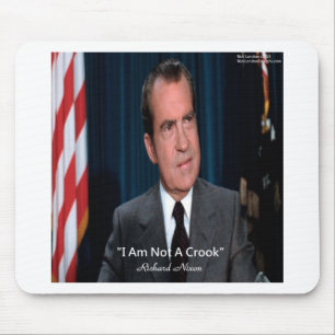 Nixon & Not A Crook Quote Mouse Mat