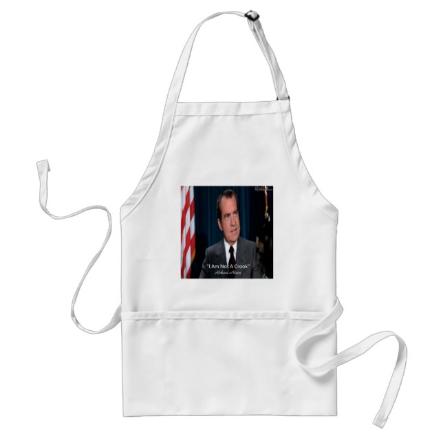 Nixon & Not A Crook Quote Standard Apron (Front)