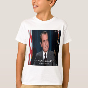 Nixon & Not A Crook Quote T-Shirt