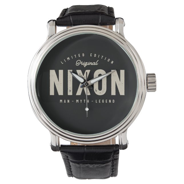 Nixon Personalised Name   Watch (Front)