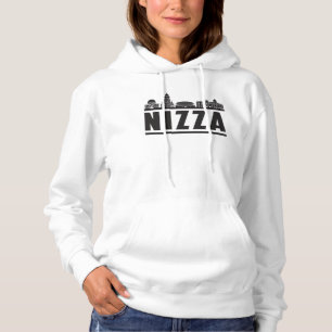 Nizza City Skyline Cityscape Travel Funny Gift Hoodie