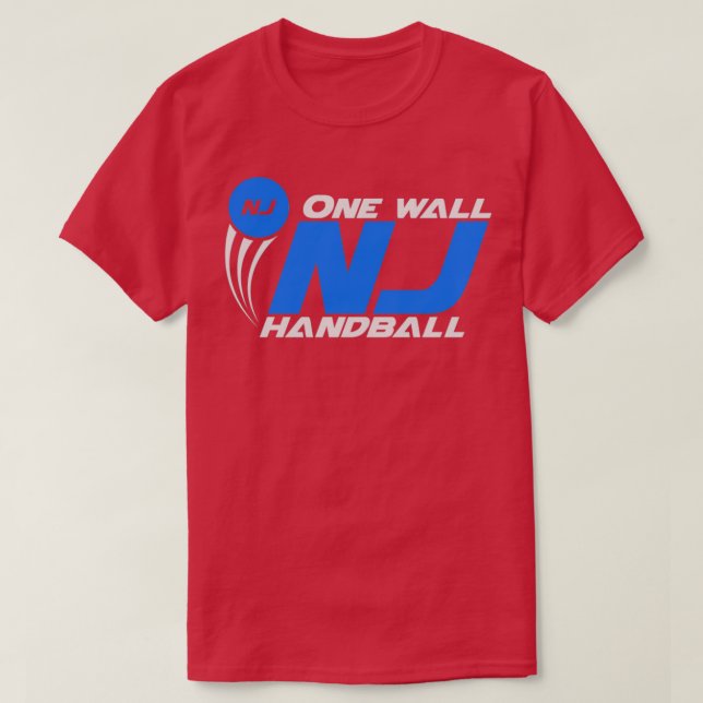 NJ Handball Large 4 T-Shirt (Design Front)