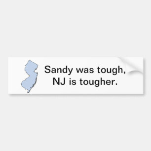 NJ Tough Bumper Sticker