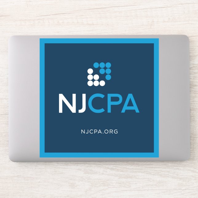 NJCPA Vinyl Sticker - large (Computer)