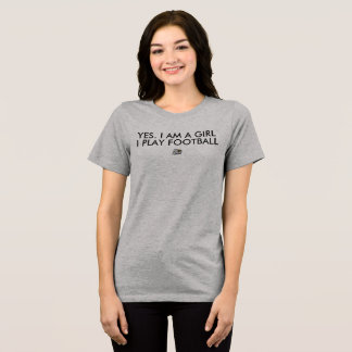 NJF I AM A GIRL  Tri-Blend SHIRT