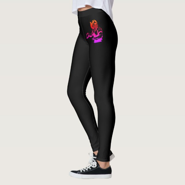 NJF Not A Boys Game QB  Leggings (Left)