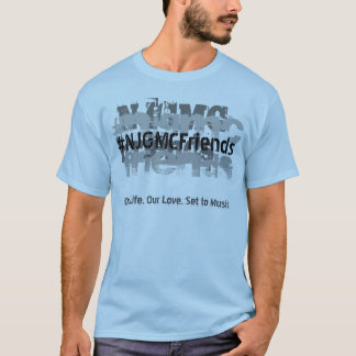 NJGMC Friends Text Graphic Men’s Custom Colour Tee